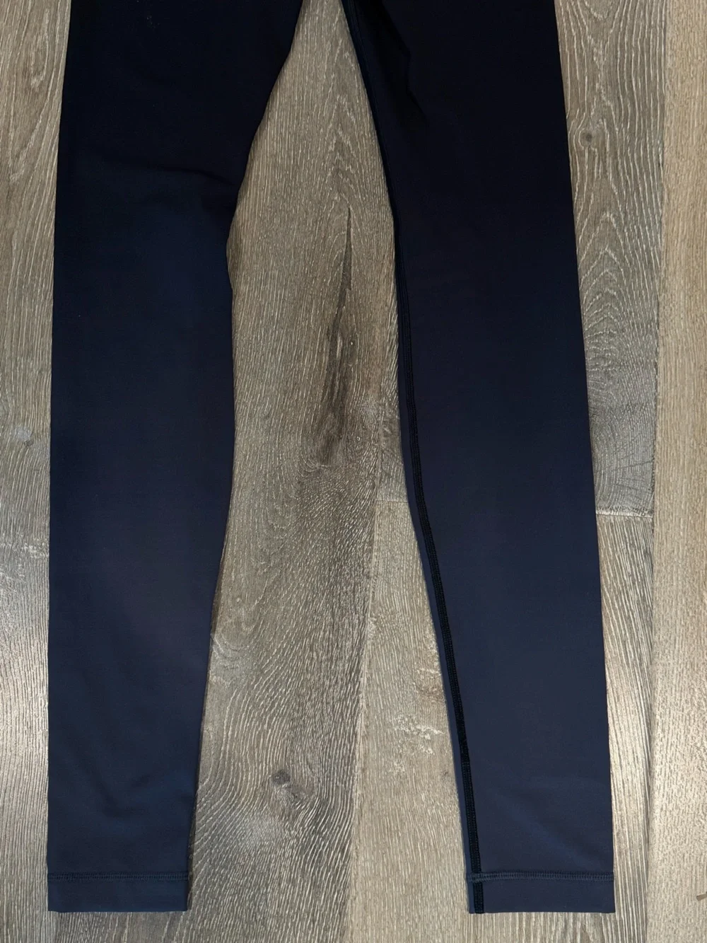 Lululemon Black Grey Wunder Under Leggings